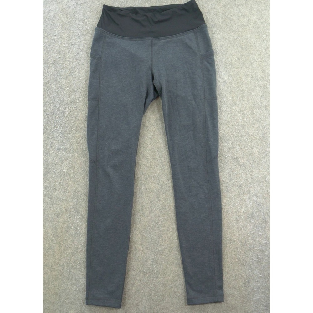 Taylor Stitch Leggings Womens Medium Gray Medium High Waist Active Gym Running